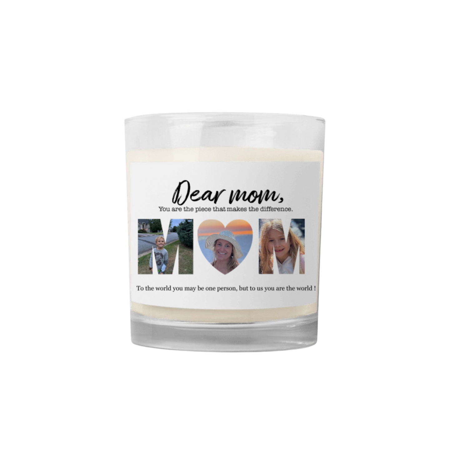 Glass Jar Soy Wax Candle