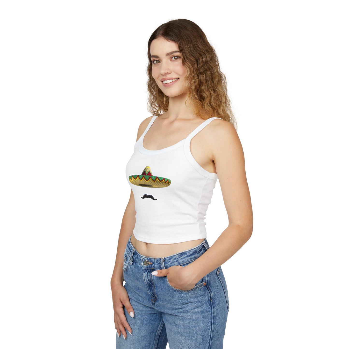 Easy Halloween Costume - Temu Obama - Dollar Store Obama - Sombrero Tank, Gift for Her