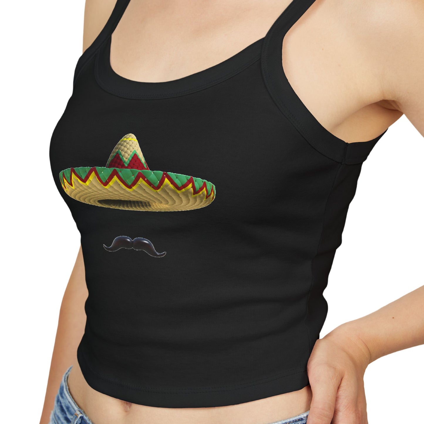 Easy Halloween Costume - Temu Obama - Dollar Store Obama - Sombrero Tank, Gift for Her