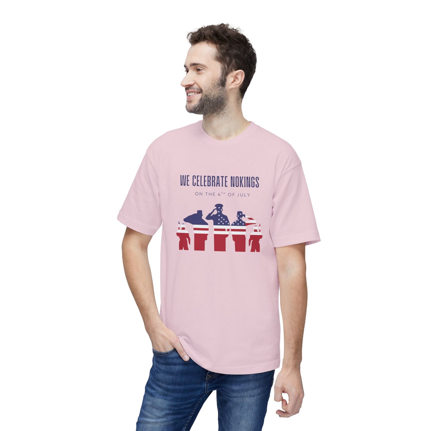 We Celebrate Nokings, on the 4th of July - Perfect for Political Events, Celebrations, Casual Wear, Gift for Activists