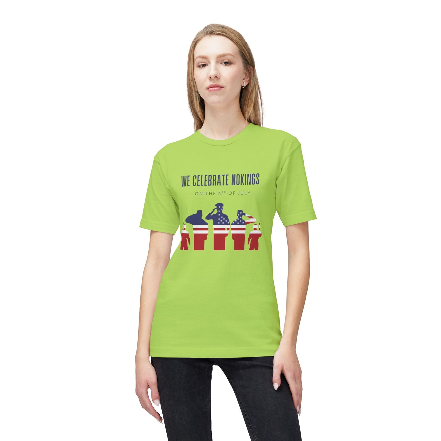We Celebrate Nokings, on the 4th of July - Perfect for Political Events, Celebrations, Casual Wear, Gift for Activists