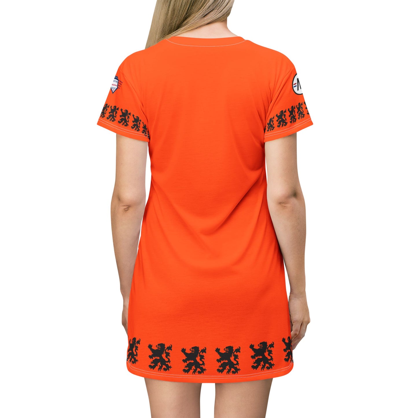 Dutch T-Shirt Dress, voor Voetbal, Koningsdag en meer, Casual Dress, Summer Wear, Festival Outfit, Everyday Style