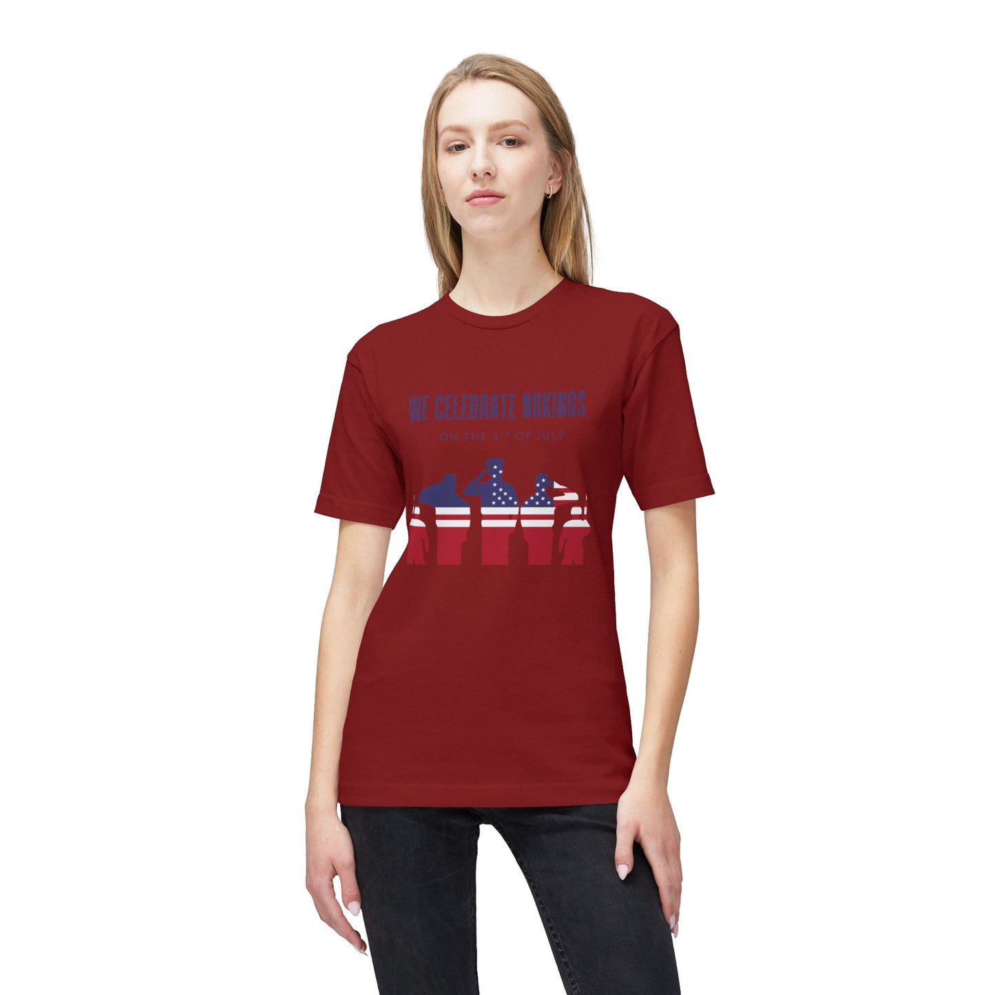 We Celebrate Nokings, on the 4th of July - Perfect for Political Events, Celebrations, Casual Wear, Gift for Activists