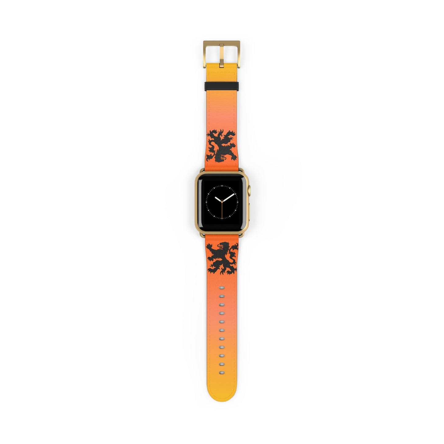 Dutch - Gradient Watch Band, Vibrant Sports Strap, Gift for Fitness Enthusiasts, Casual Wear Accessory, Adjustable Silicone Band