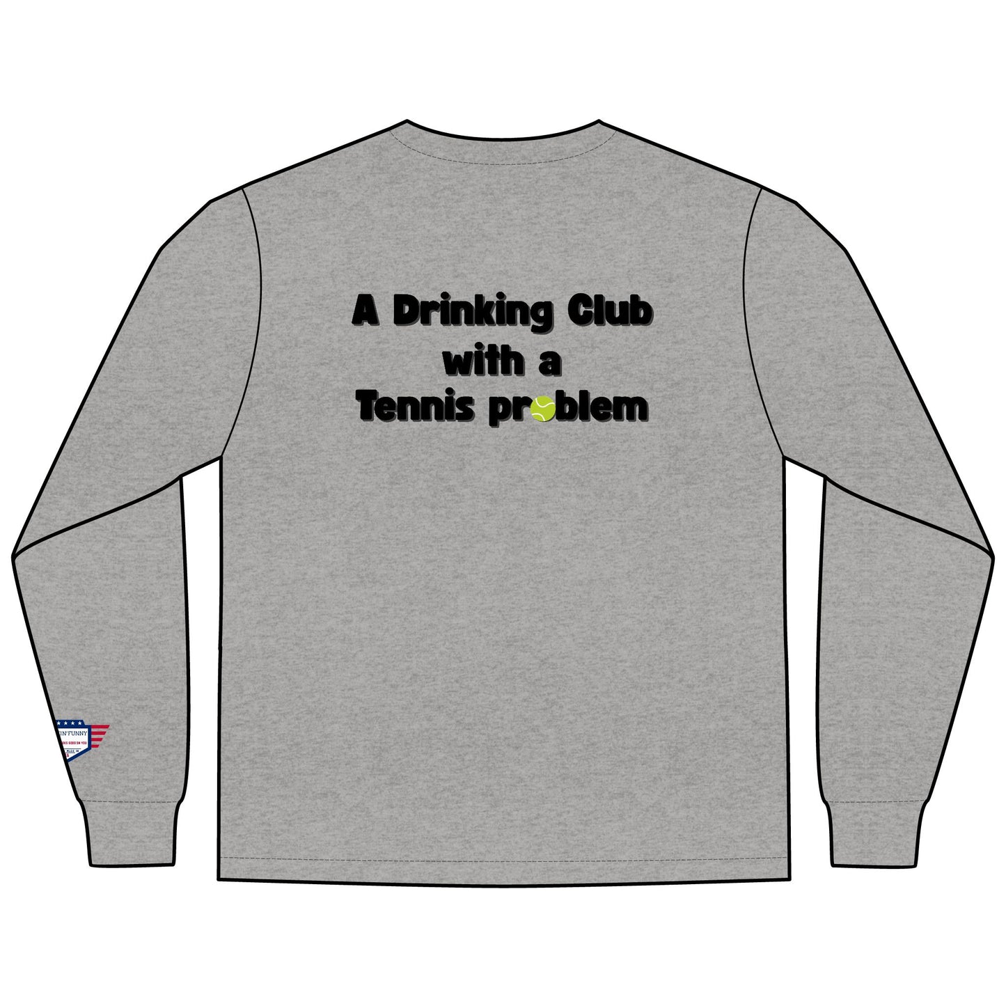 Highland Pointe - A Drinking Club with a Tennis Problem, Tennis Club Shirt, Gift for Sports Lovers, Comfortable Everyday Wear, Men's Fashion Top