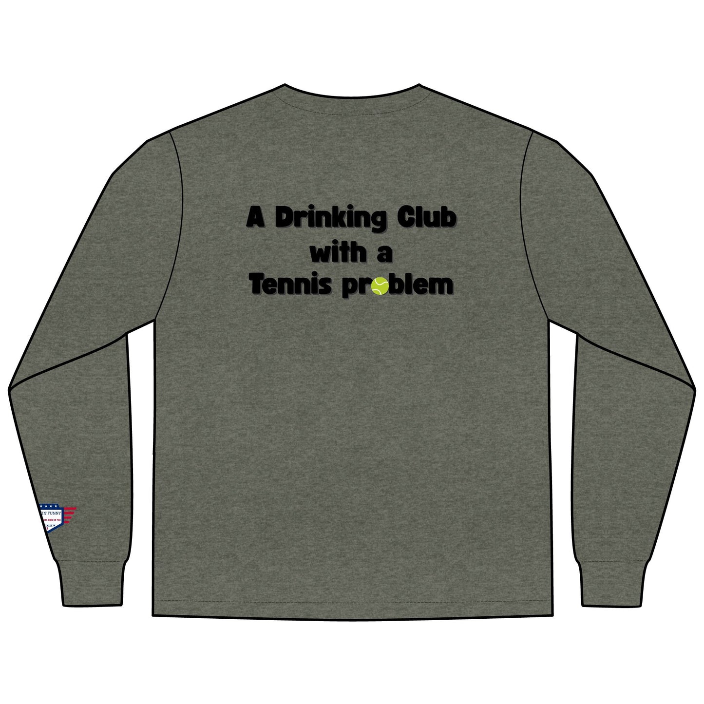 Highland Pointe - A Drinking Club with a Tennis Problem, Tennis Club Shirt, Gift for Sports Lovers, Comfortable Everyday Wear, Men's Fashion Top