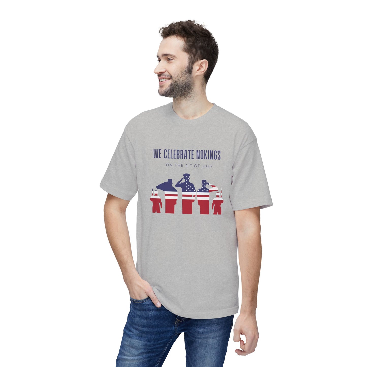We Celebrate Nokings, on the 4th of July - Perfect for Political Events, Celebrations, Casual Wear, Gift for Activists