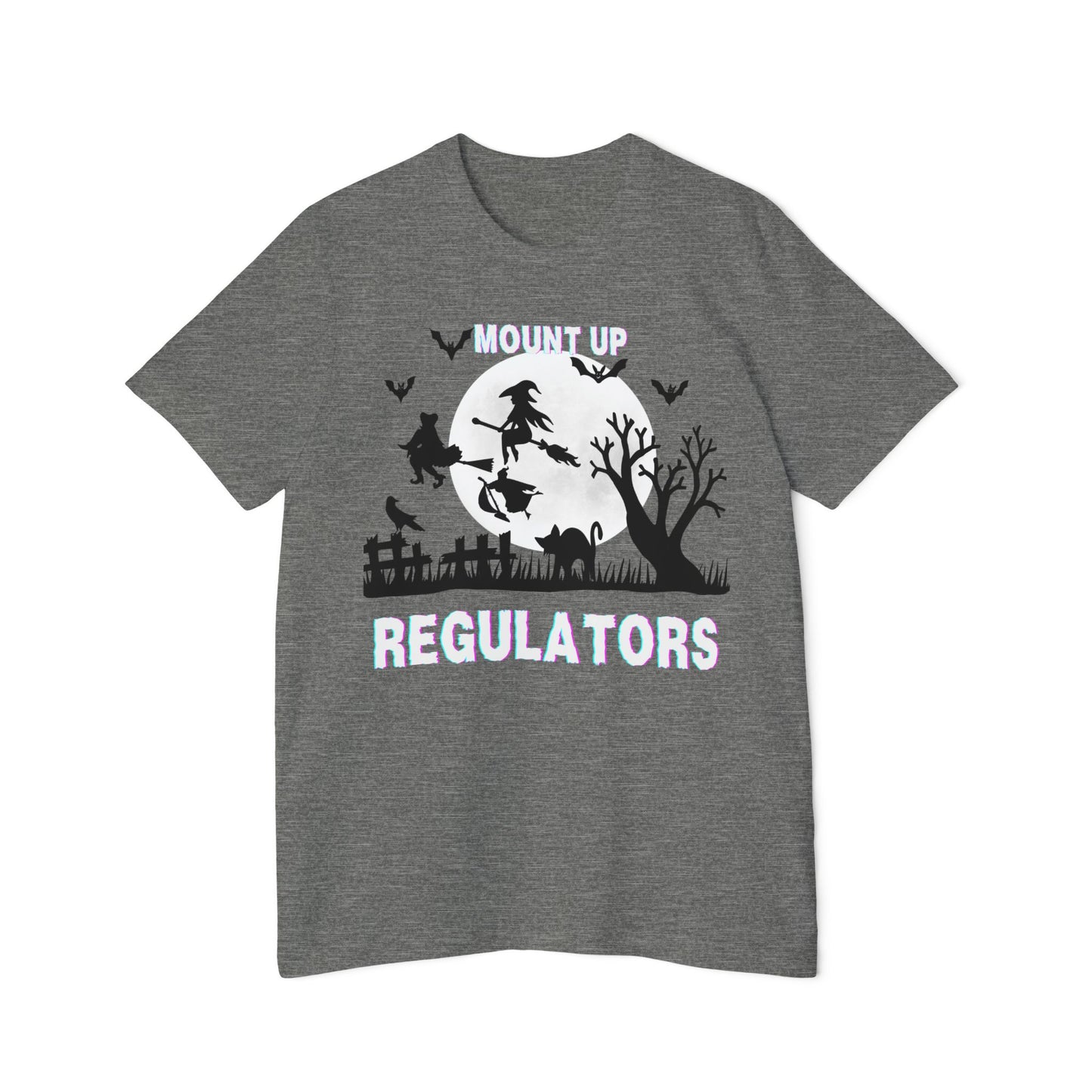 Mount Up Regulators T-Shirt, Unisex Halloween Top, Gift for Witch Lovers