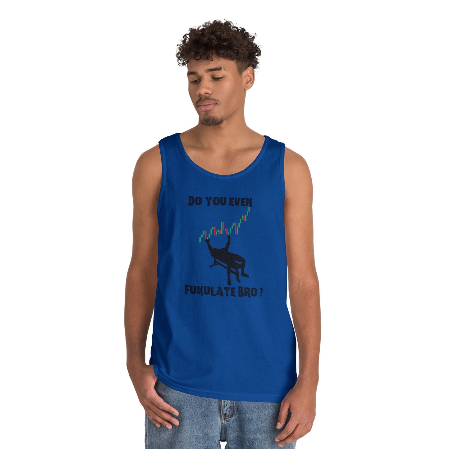 Workout Tank for Traders, Geeky Summer Apparel, Do You Even Fulkulate Bro?, Gift for Traders, Unisex Cotton Top