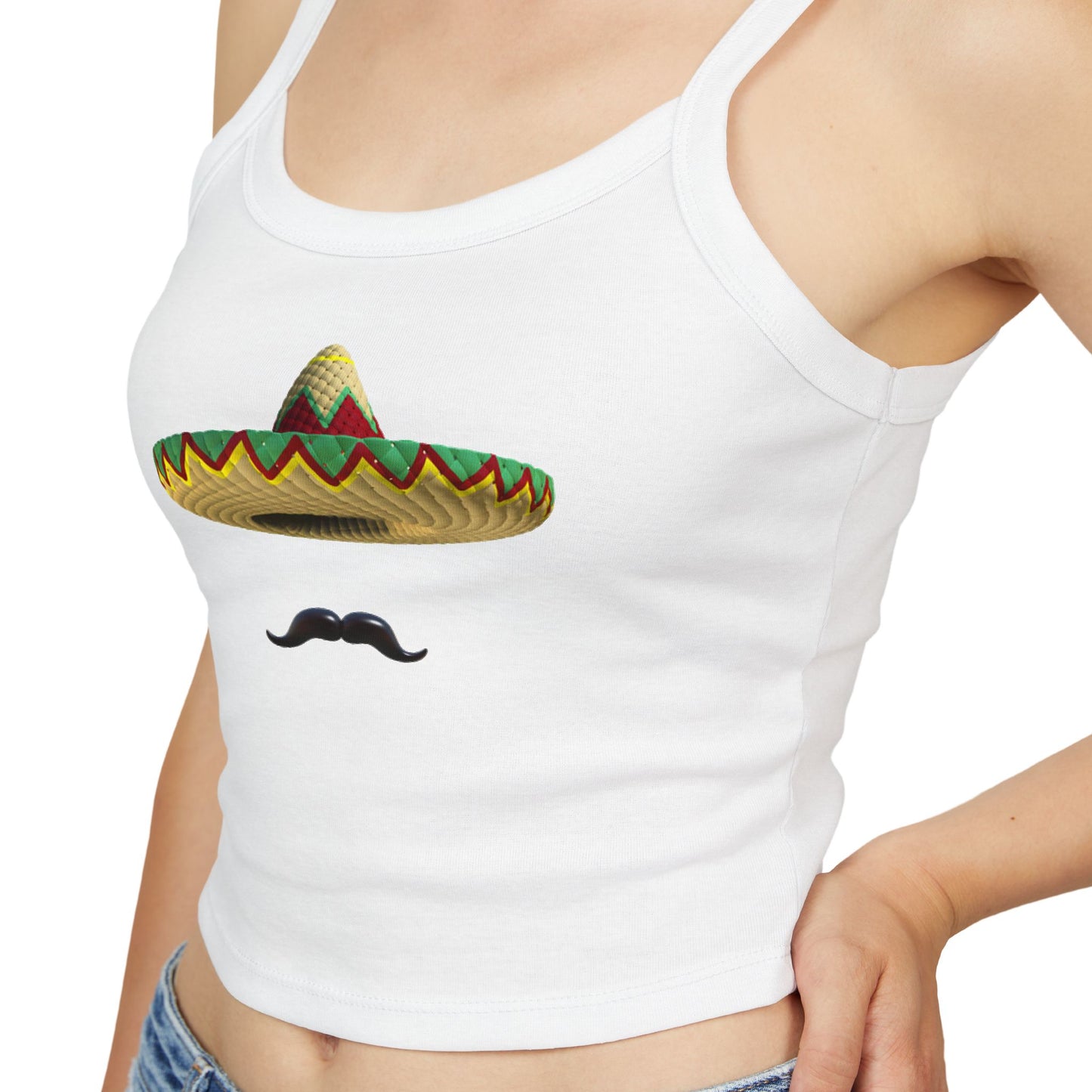 Easy Halloween Costume - Temu Obama - Dollar Store Obama - Sombrero Tank, Gift for Her