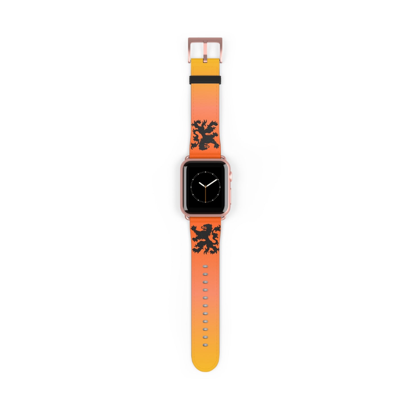 Dutch - Gradient Watch Band, Vibrant Sports Strap, Gift for Fitness Enthusiasts, Casual Wear Accessory, Adjustable Silicone Band