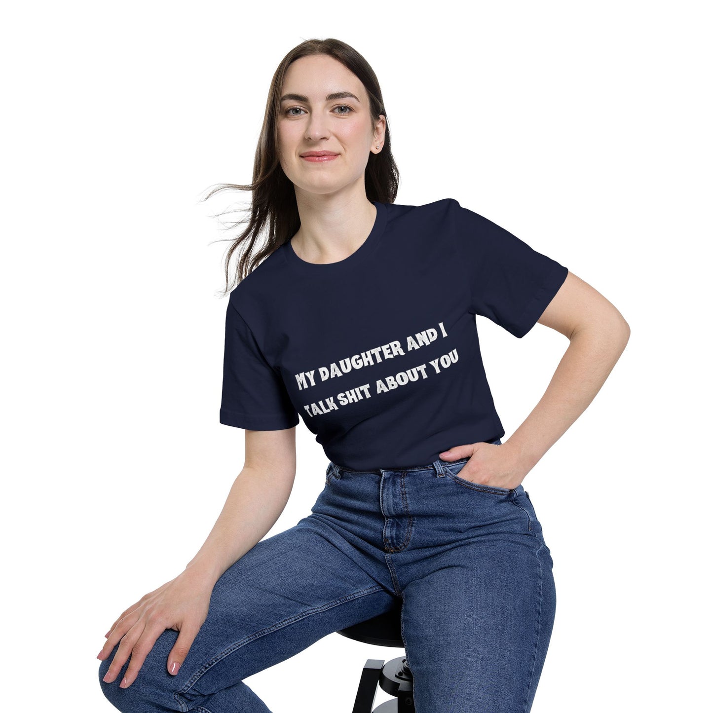 Humorous Family T-Shirt - Unisex Short-Sleeve Jersey Tee - Gift for Moms, Family Gatherings, Casual Wear
