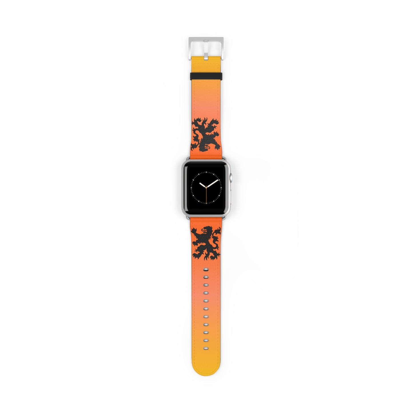 Dutch - Gradient Watch Band, Vibrant Sports Strap, Gift for Fitness Enthusiasts, Casual Wear Accessory, Adjustable Silicone Band