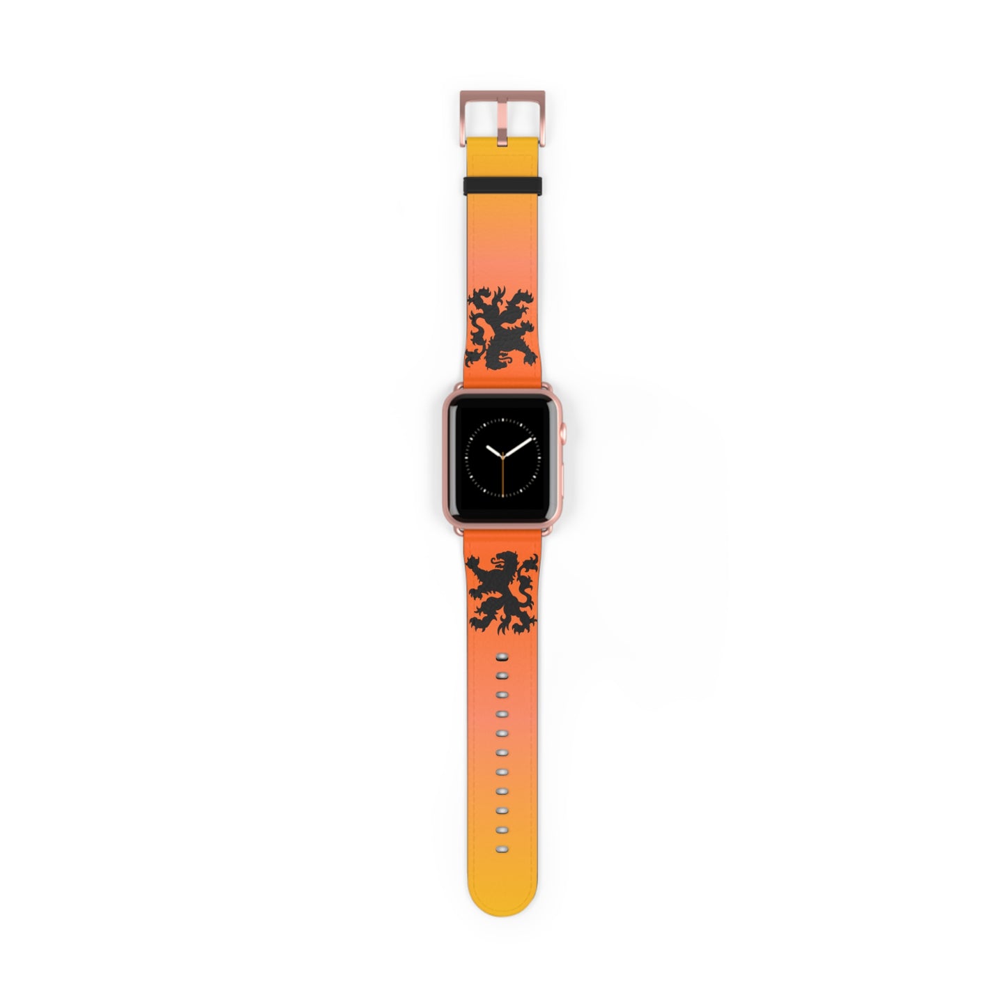 Dutch - Gradient Watch Band, Vibrant Sports Strap, Gift for Fitness Enthusiasts, Casual Wear Accessory, Adjustable Silicone Band