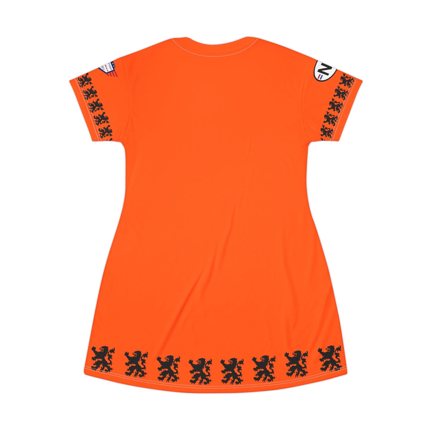 Dutch T-Shirt Dress, voor Voetbal, Koningsdag en meer, Casual Dress, Summer Wear, Festival Outfit, Everyday Style