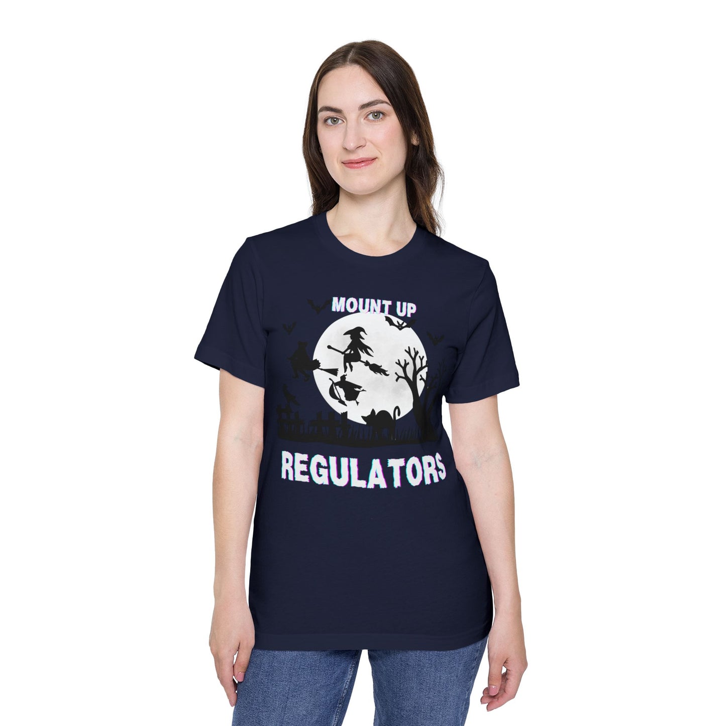 Mount Up Regulators T-Shirt, Unisex Halloween Top, Gift for Witch Lovers