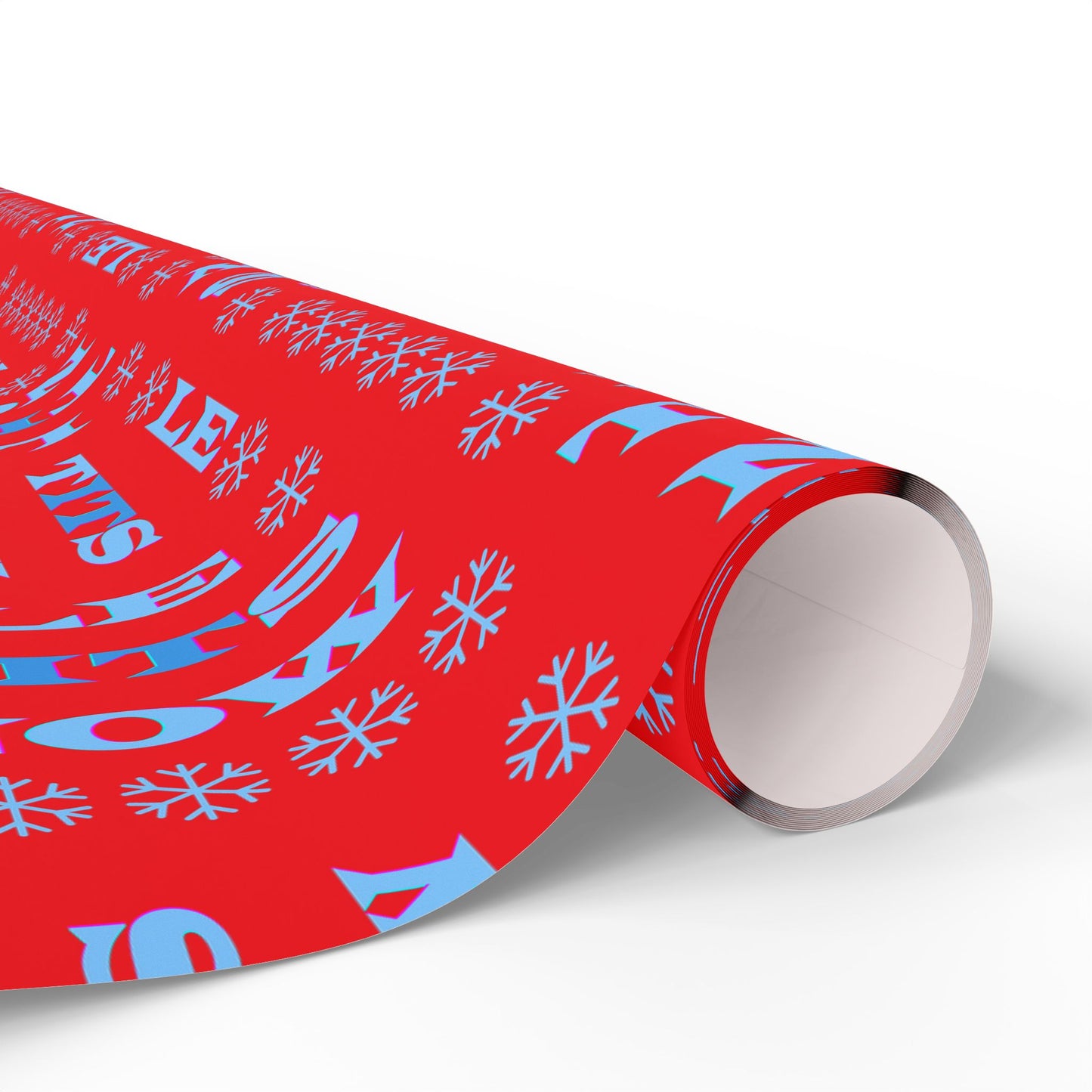 LETitSNOW - Festive Wrapping Paper for Holidays, Gift Wrap for Christmas, Birthday Party Decor, Floral Design for Celebrations