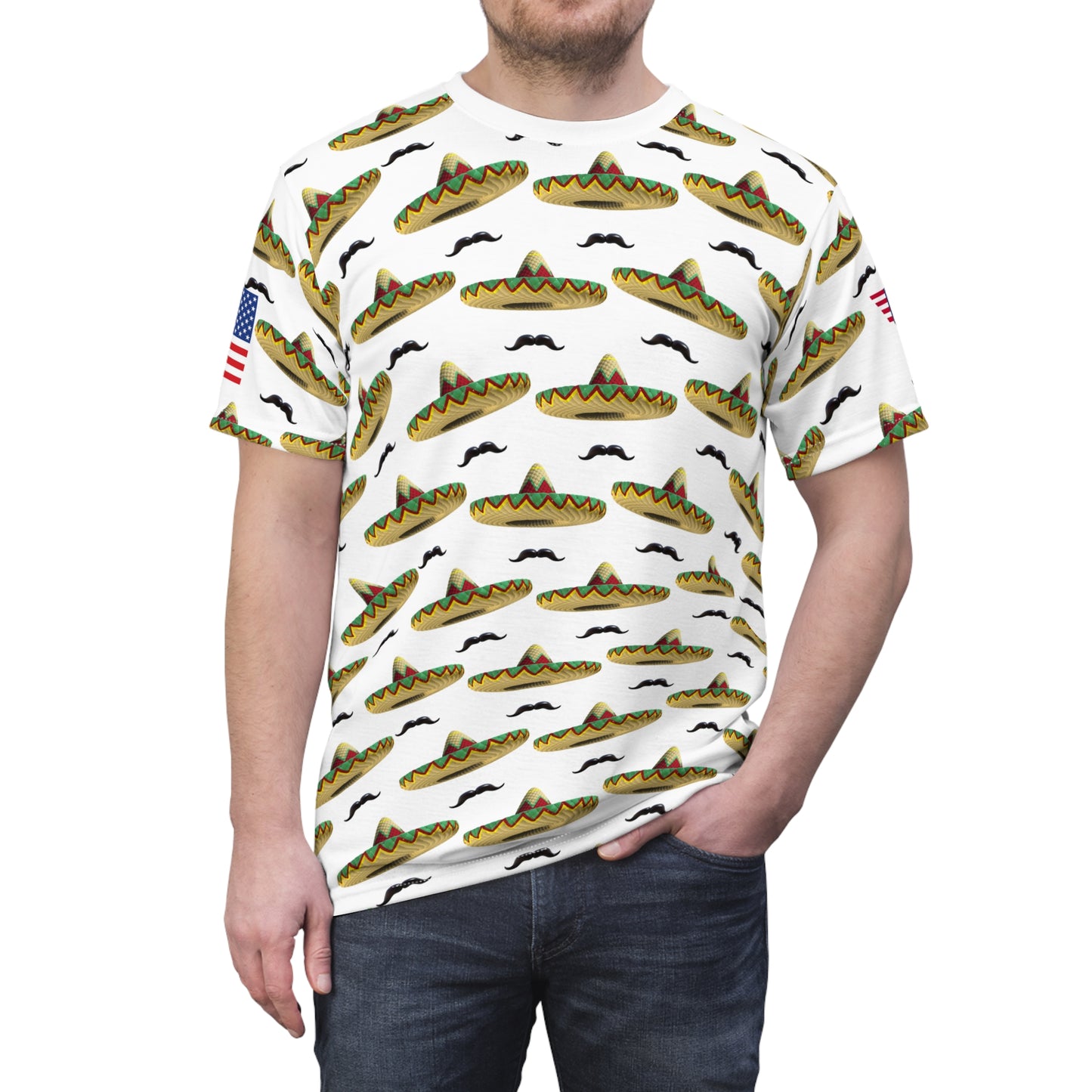 Fiesta Fun Temu Obama - Dollar Store Obama - Unisex Tee | Mustache & Sombrero Party Shirt