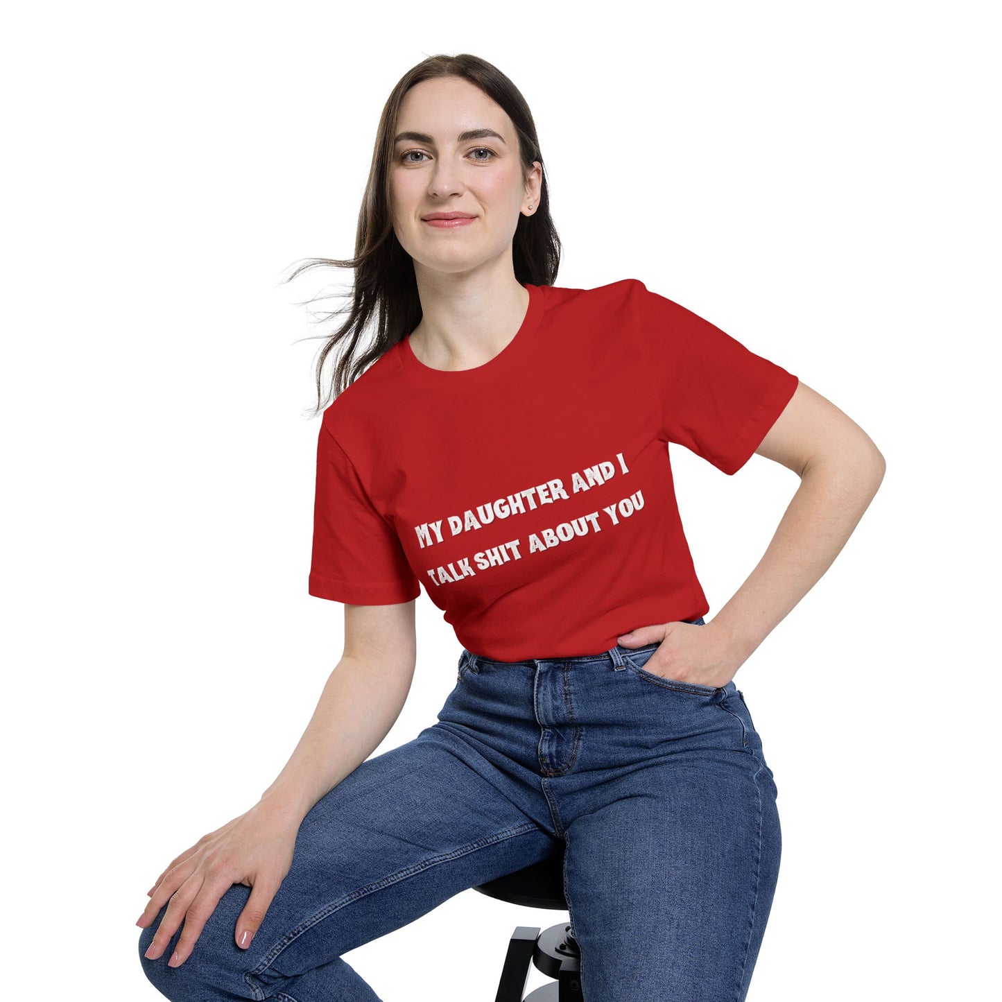 Humorous Family T-Shirt - Unisex Short-Sleeve Jersey Tee - Gift for Moms, Family Gatherings, Casual Wear