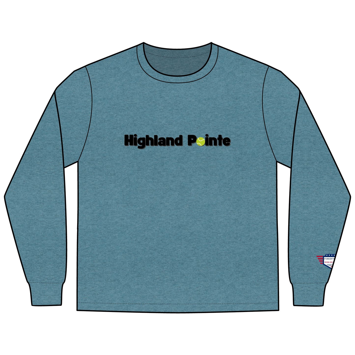 Highland Pointe - A Drinking Club with a Tennis Problem, Tennis Club Shirt, Gift for Sports Lovers, Comfortable Everyday Wear, Men's Fashion Top