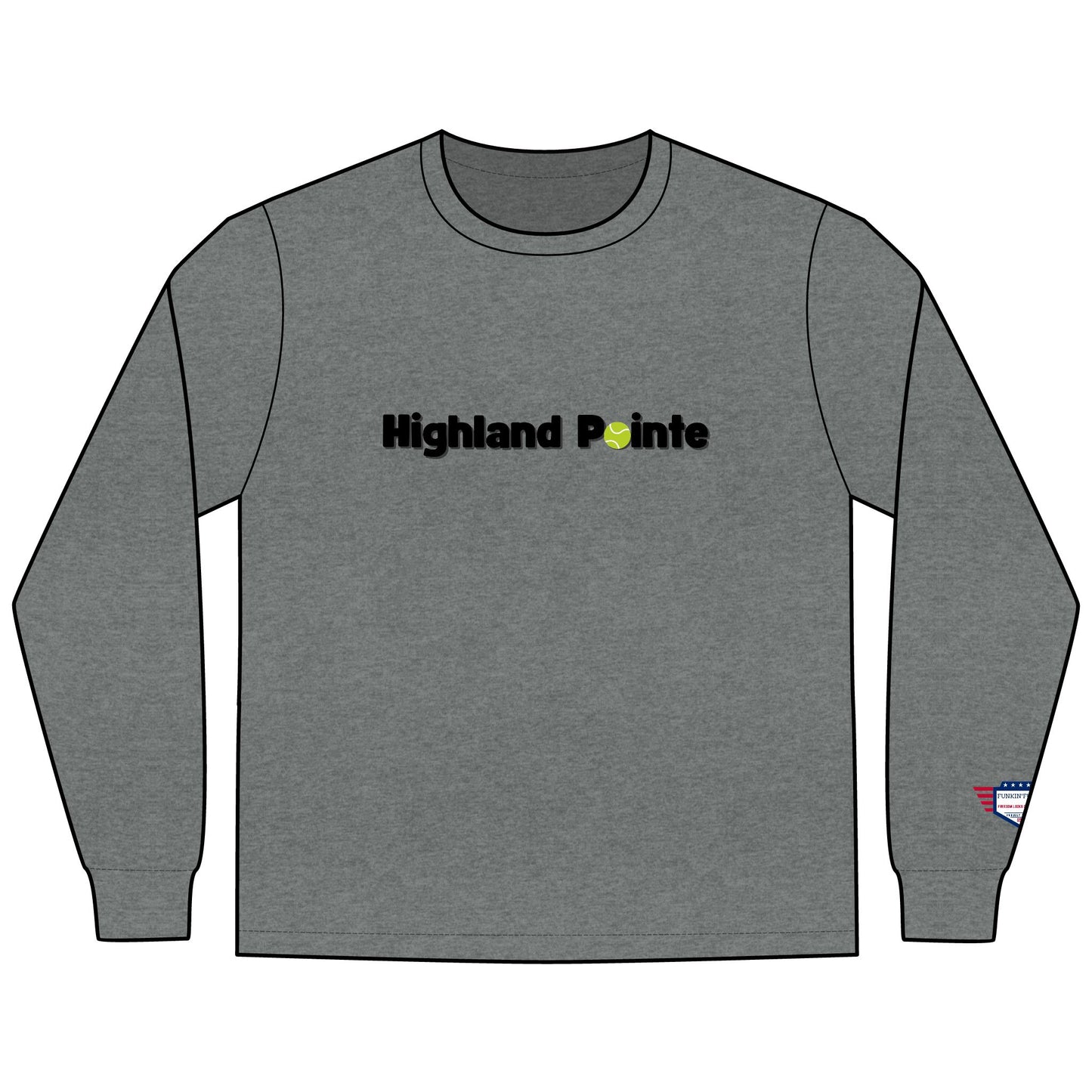 Highland Pointe - A Drinking Club with a Tennis Problem, Tennis Club Shirt, Gift for Sports Lovers, Comfortable Everyday Wear, Men's Fashion Top