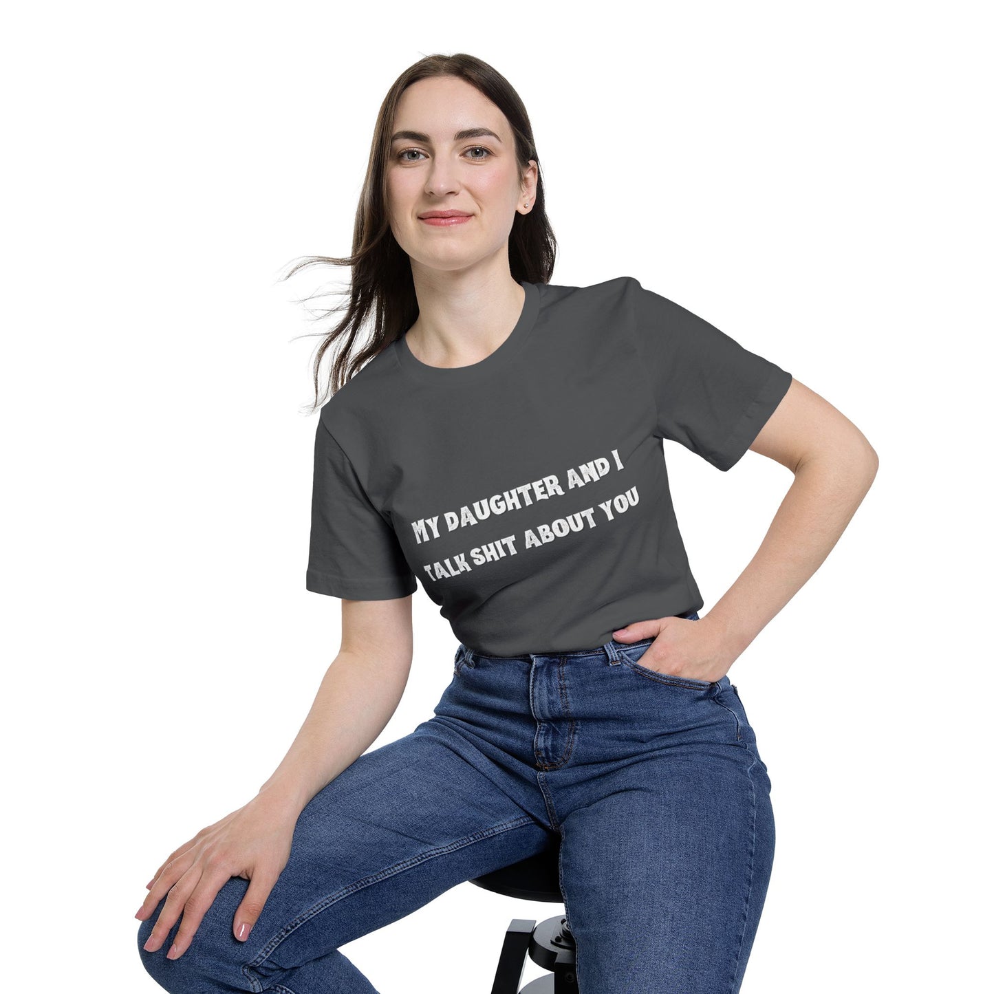 Humorous Family T-Shirt - Unisex Short-Sleeve Jersey Tee - Gift for Moms, Family Gatherings, Casual Wear