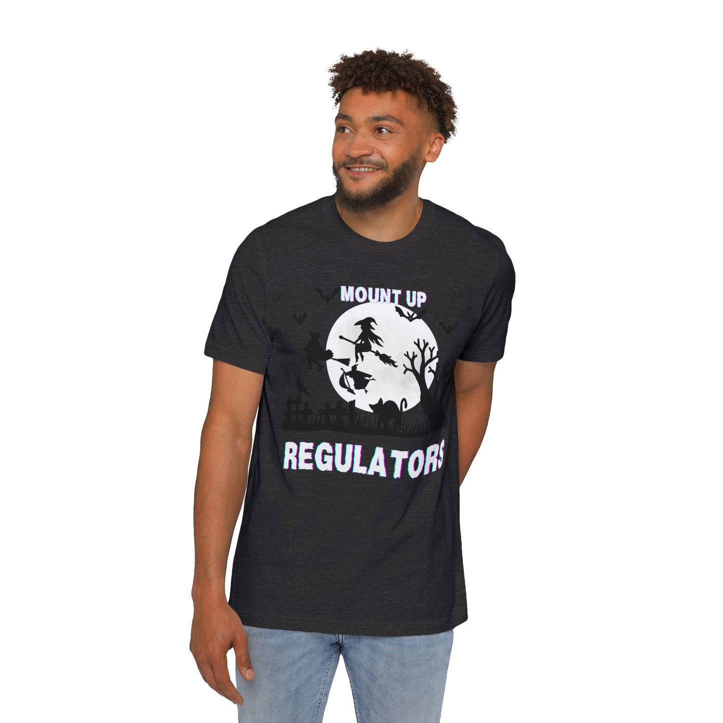 Mount Up Regulators T-Shirt, Unisex Halloween Top, Gift for Witch Lovers