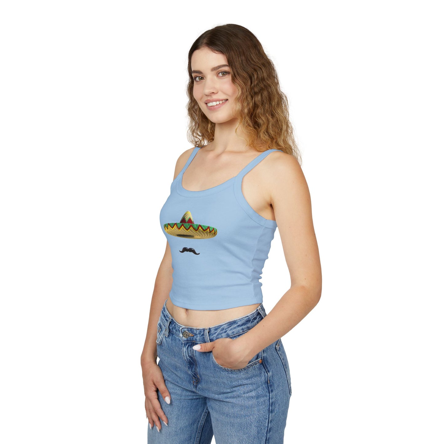 Easy Halloween Costume - Temu Obama - Dollar Store Obama - Sombrero Tank, Gift for Her