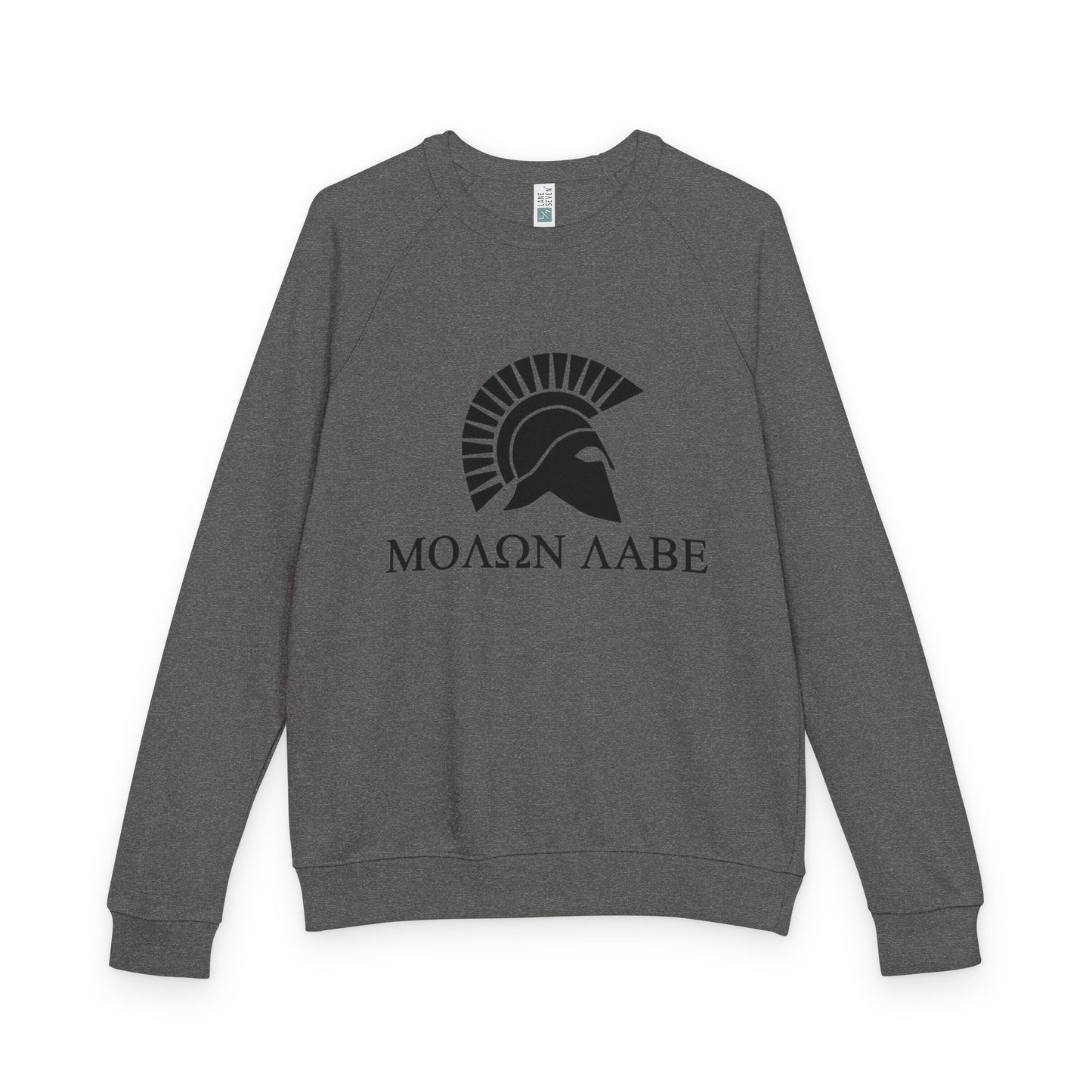 Come and take them - Unisex French Terry Crewneck Sweatshirt with Molon Labe Design, Casual Wear, Gift for Her, Him, Fitness, Everyday Style