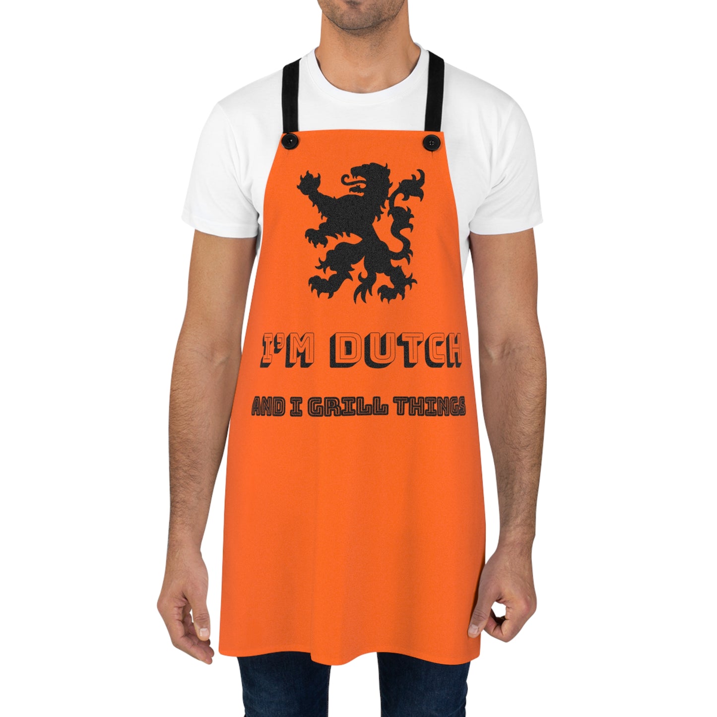 I'm Dutch and I Grill Things Apron - Celebrate Heritage with Flair, Gift for Cooks and Food Lovers, Perfect for Parties, BBQs, Birthdays, Holidays