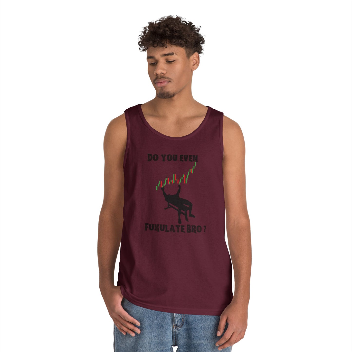 Workout Tank for Traders, Geeky Summer Apparel, Do You Even Fulkulate Bro?, Gift for Traders, Unisex Cotton Top