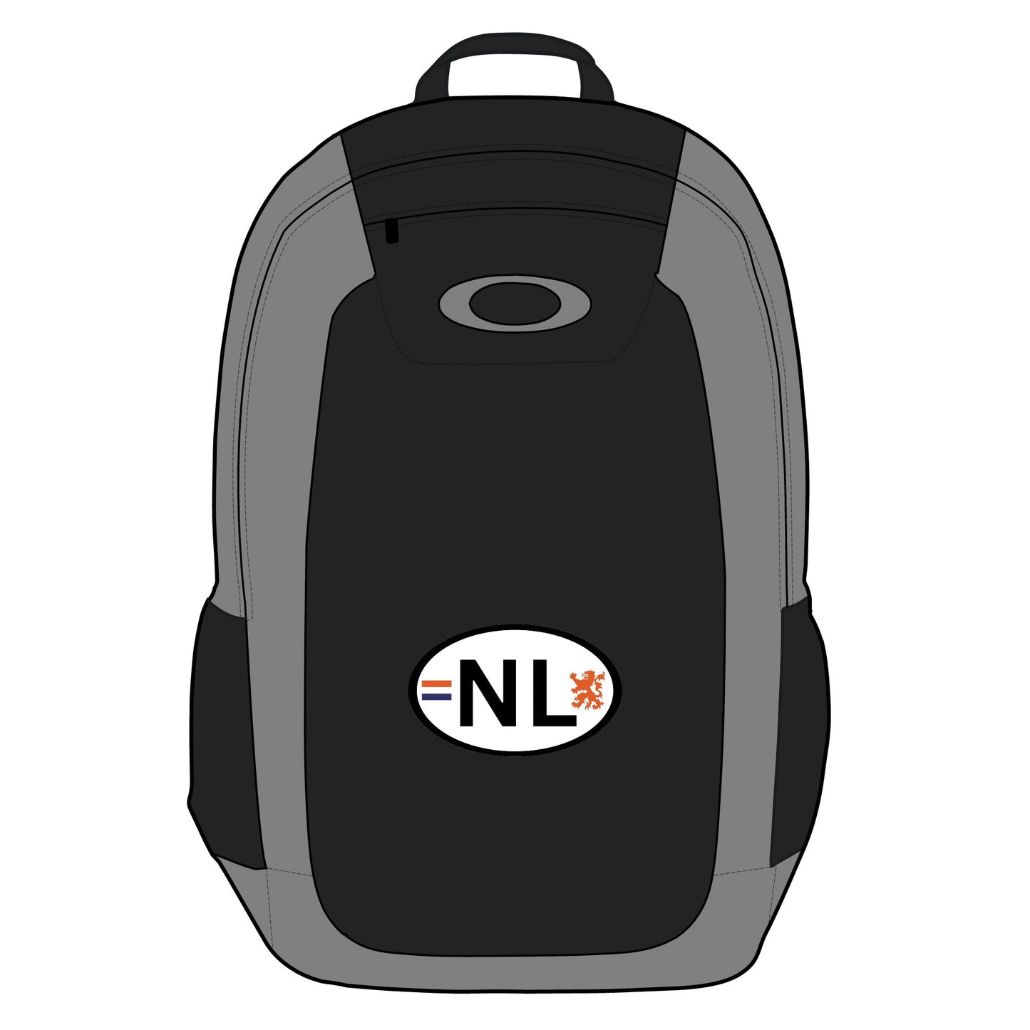 NL - Dutch Style Oakley Enduro Laptop Backpack, Perfect for School, Travel, Gym & Outdoor Adventures, Durable & Lightweight, Ideal Gift for Adventurers