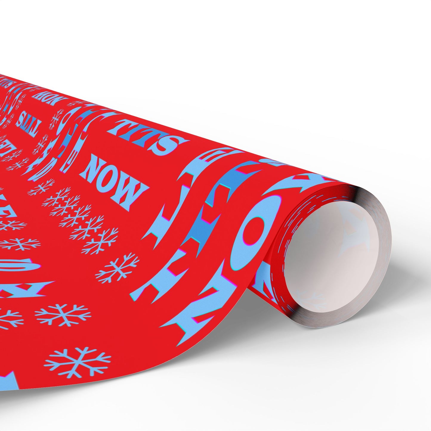 LETitSNOW - Festive Wrapping Paper for Holidays, Gift Wrap for Christmas, Birthday Party Decor, Floral Design for Celebrations