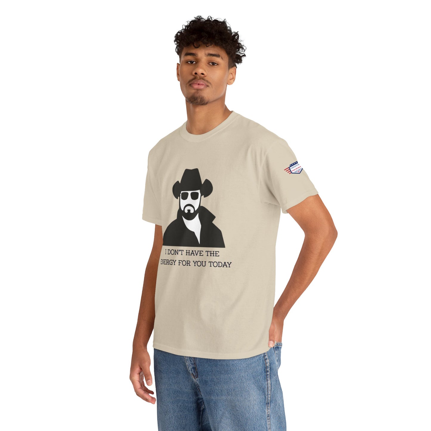 I Don't Have the Energy for You Today, Casual Wear, Gift for Friends, Funny Quote Shirt, Relaxed Fit Shirt