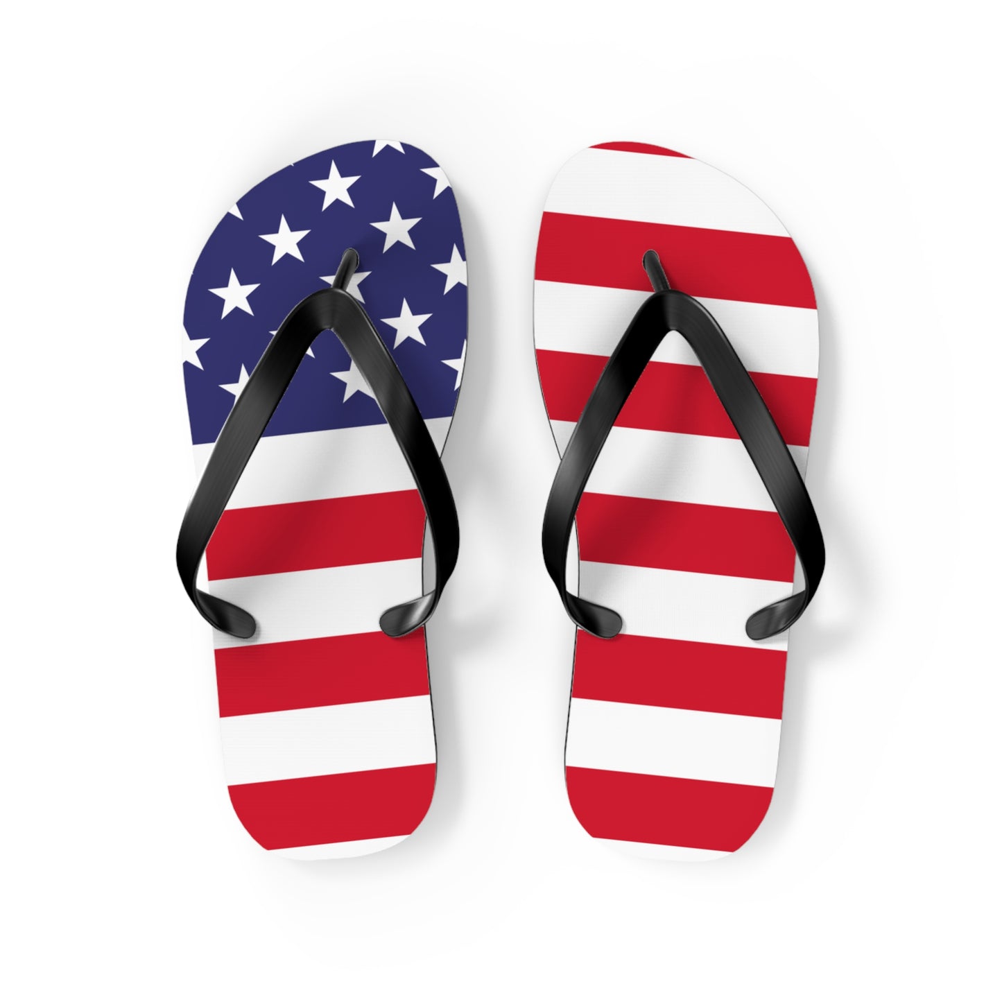 Patriotic Flip Flops | USA Flag Sandals | Fourth of July Footwear, Summer Beach Shoes, Independence Day Gift, Travel Slippers