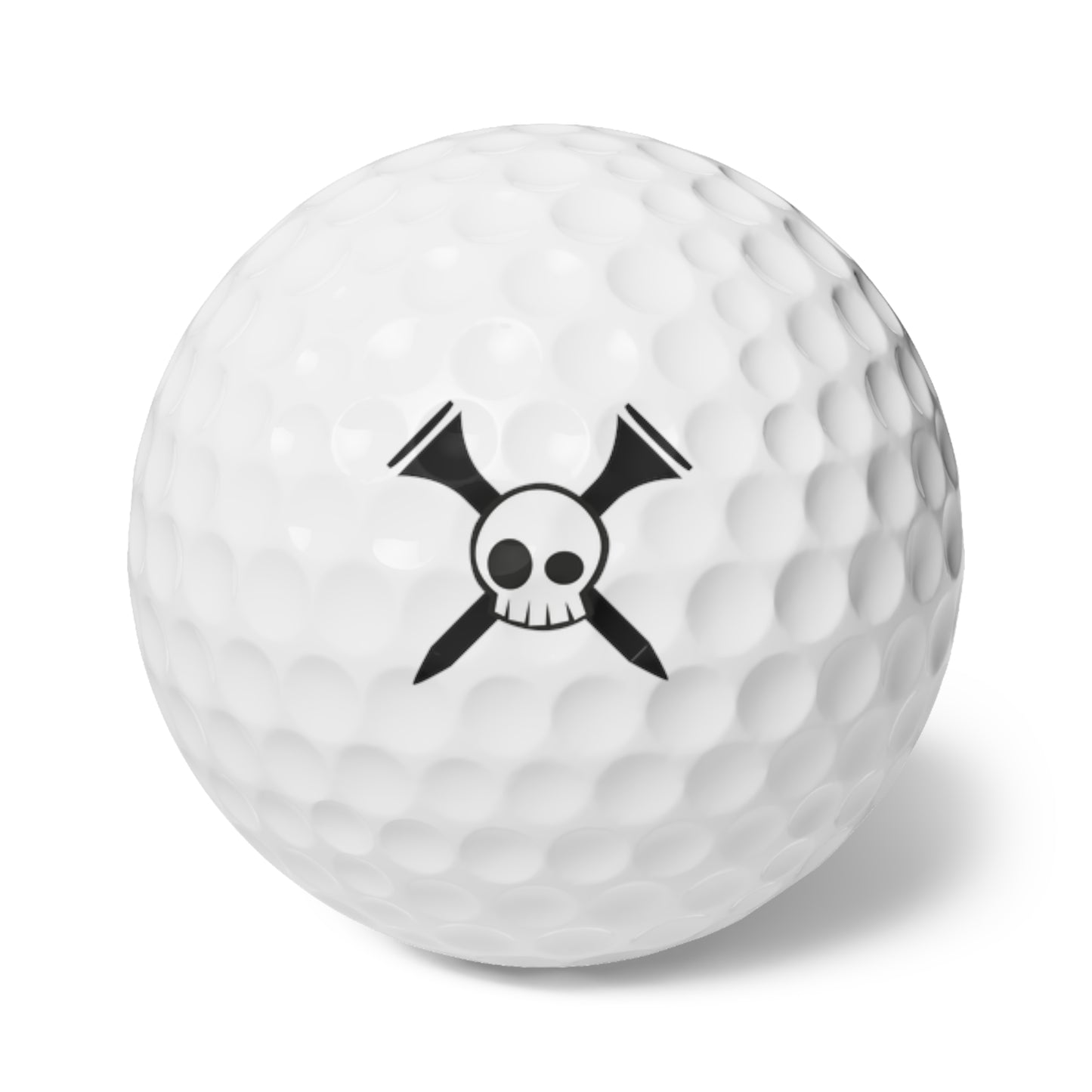 Tee-bone Golf Balls, 6-Pack, Fun Gift for Golf Lovers, Unique Sports Accessories, Perfect for Tournaments & Birthdays
