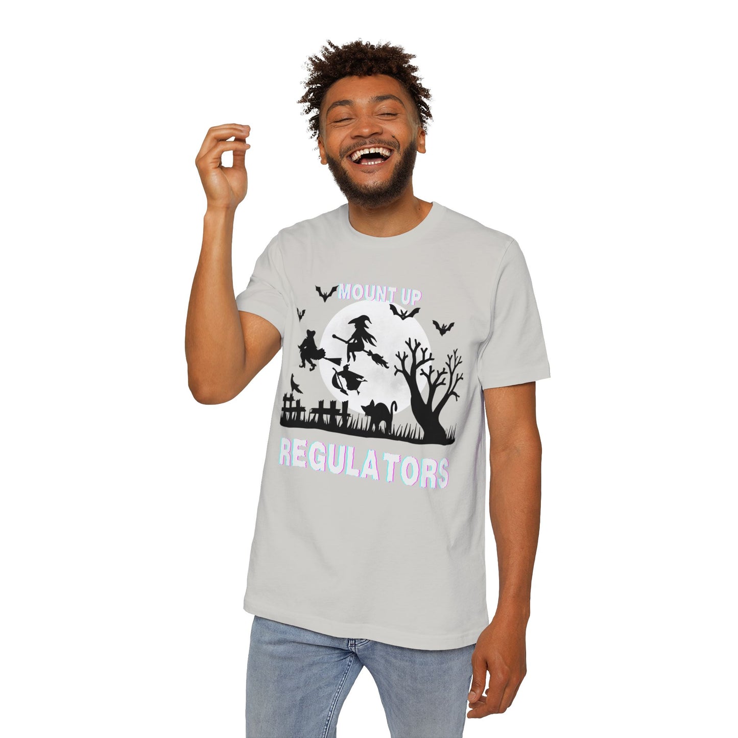 Mount Up Regulators T-Shirt, Unisex Halloween Top, Gift for Witch Lovers