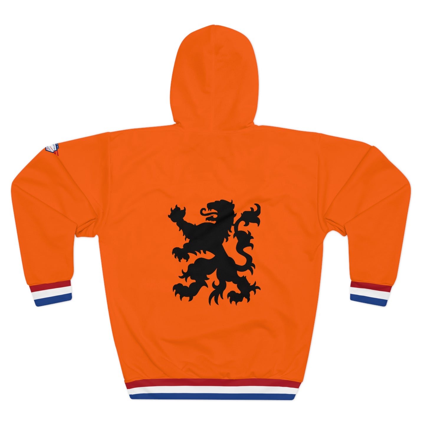 Vibrant Unisex Pullover Hoodie with Dutch Pride Design, Perfect for Voetbal, Parties, Casual Wear, Sports Events, Gift Idea