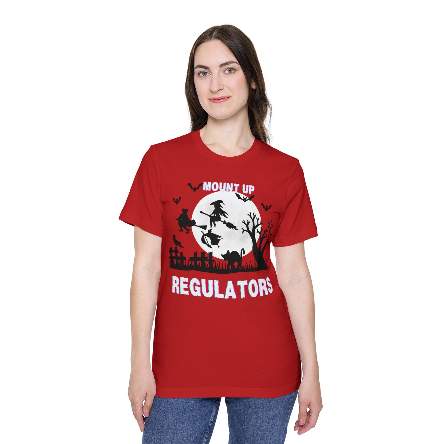 Mount Up Regulators T-Shirt, Unisex Halloween Top, Gift for Witch Lovers