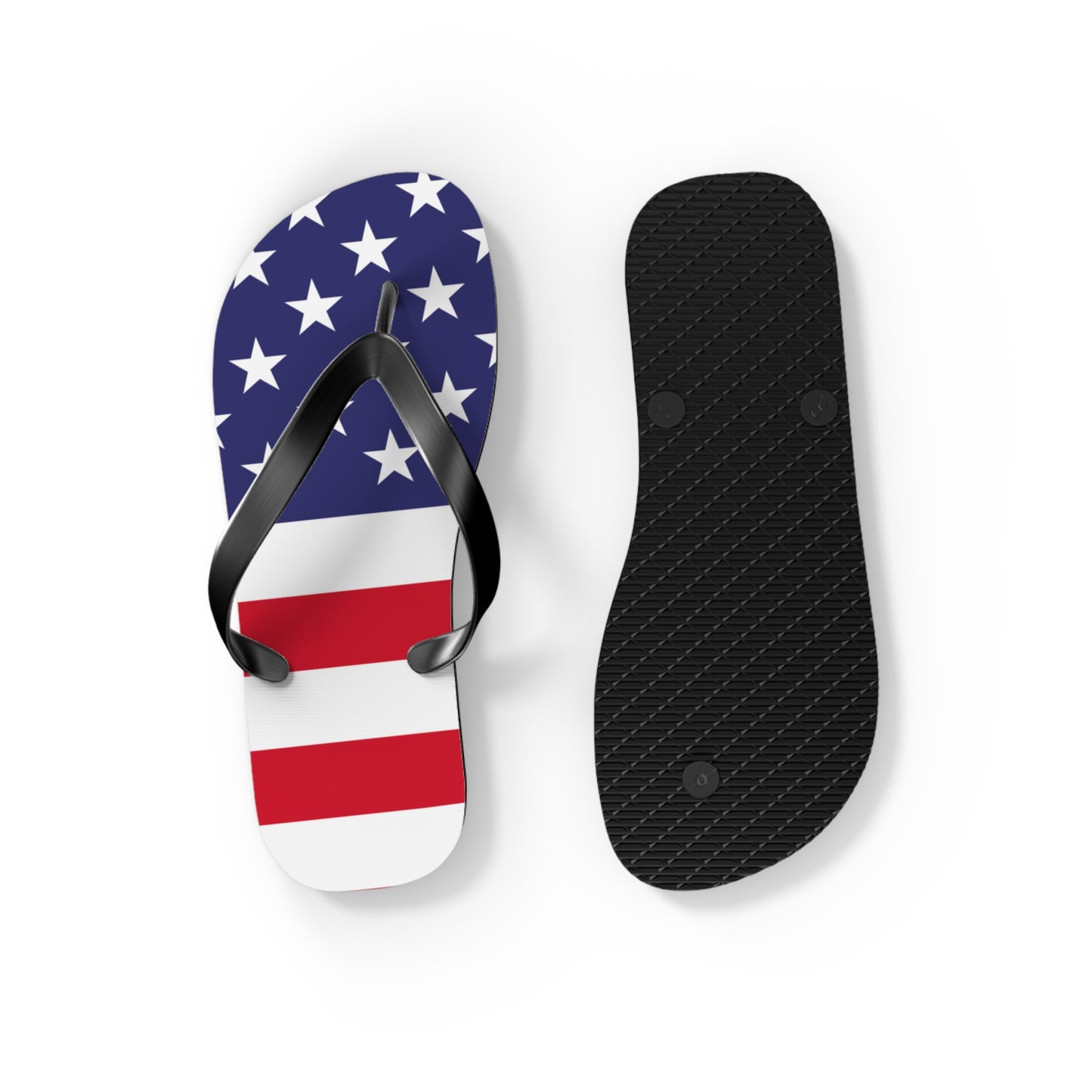 Patriotic Flip Flops | USA Flag Sandals | Fourth of July Footwear, Summer Beach Shoes, Independence Day Gift, Travel Slippers
