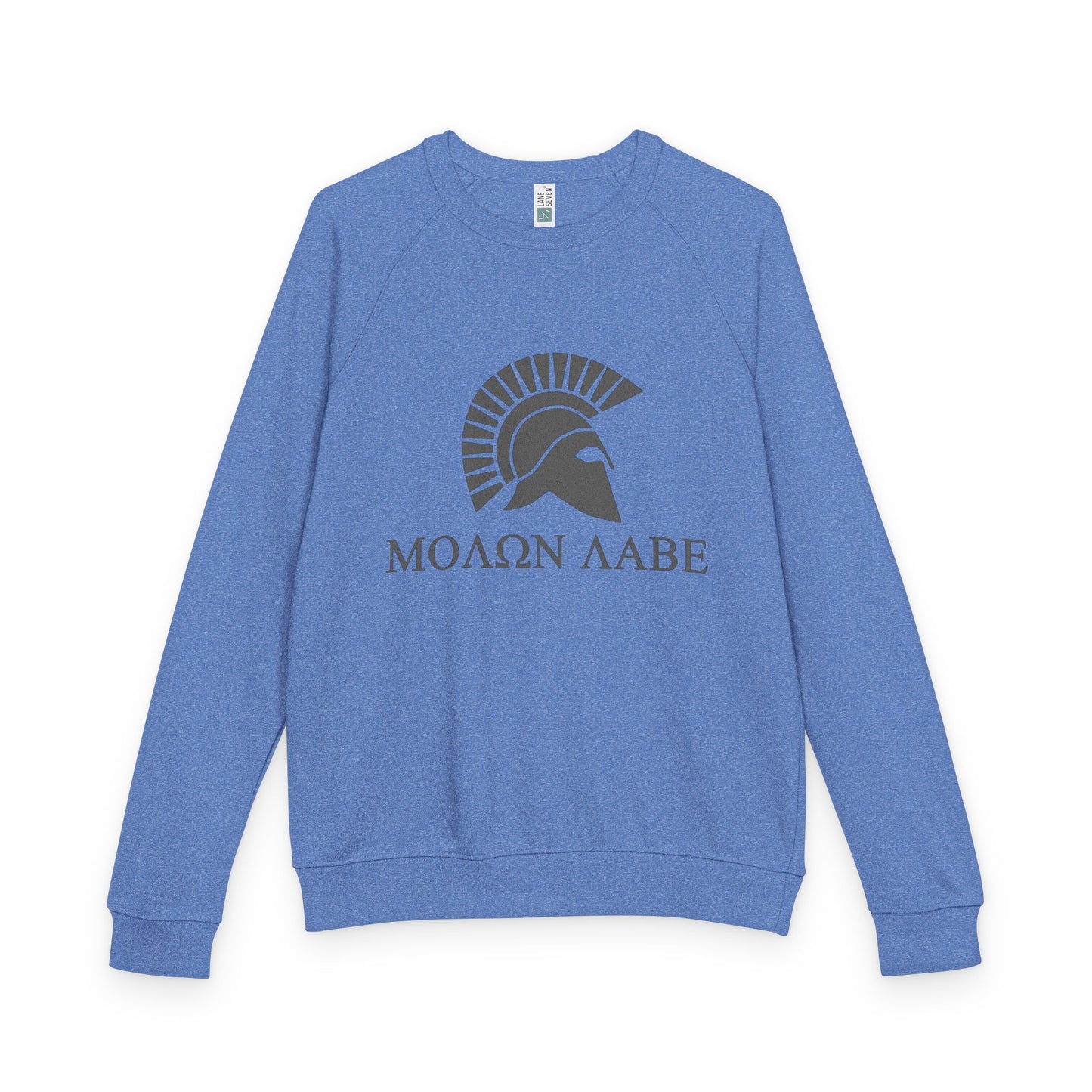 Come and take them - Unisex French Terry Crewneck Sweatshirt with Molon Labe Design, Casual Wear, Gift for Her, Him, Fitness, Everyday Style