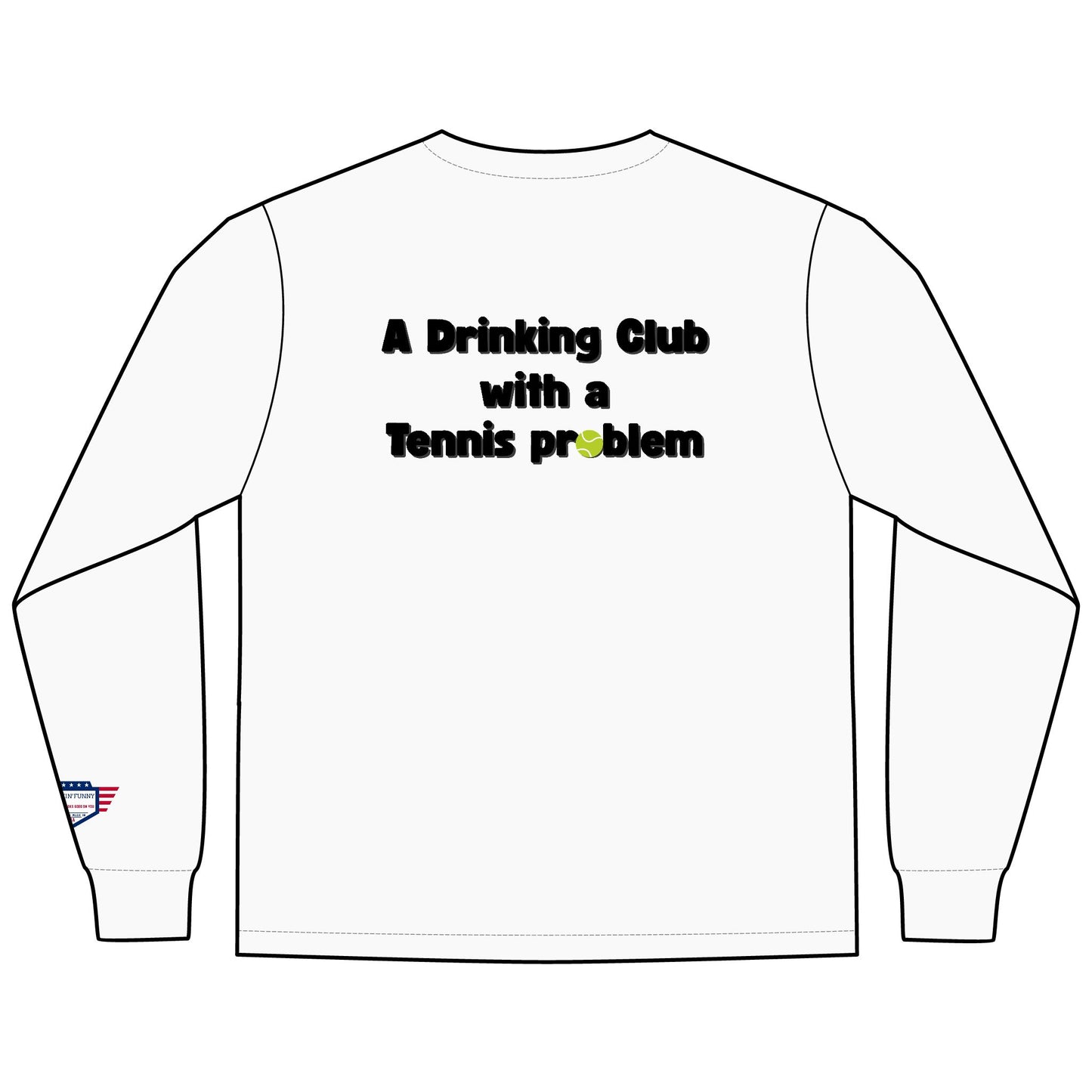 Highland Pointe - A Drinking Club with a Tennis Problem, Tennis Club Shirt, Gift for Sports Lovers, Comfortable Everyday Wear, Men's Fashion Top