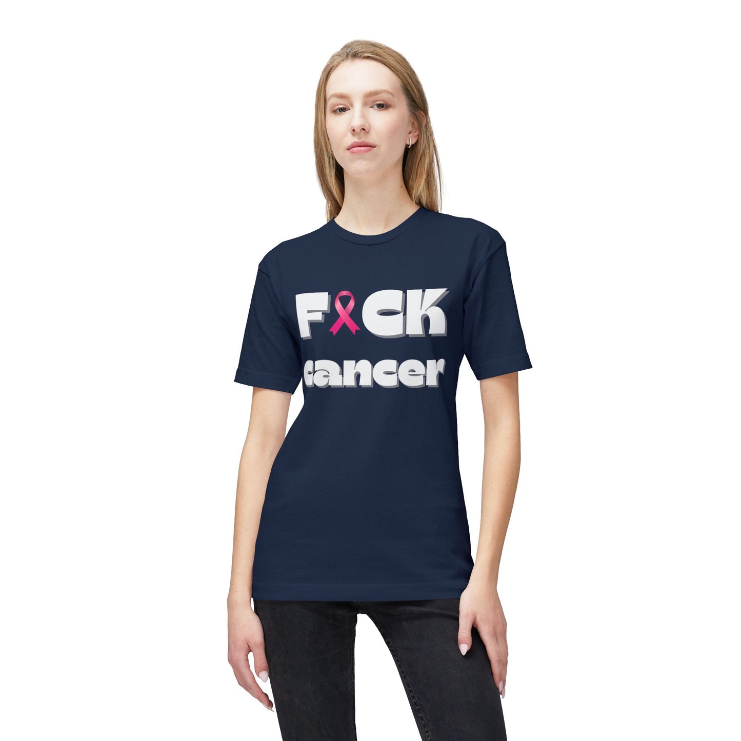 Bold Cancer Awareness T-Shirt, Breast Cancer Support Tee, Unisex Apparel, Inspirational Gift, Made in USA, Fighting Cancer Gear