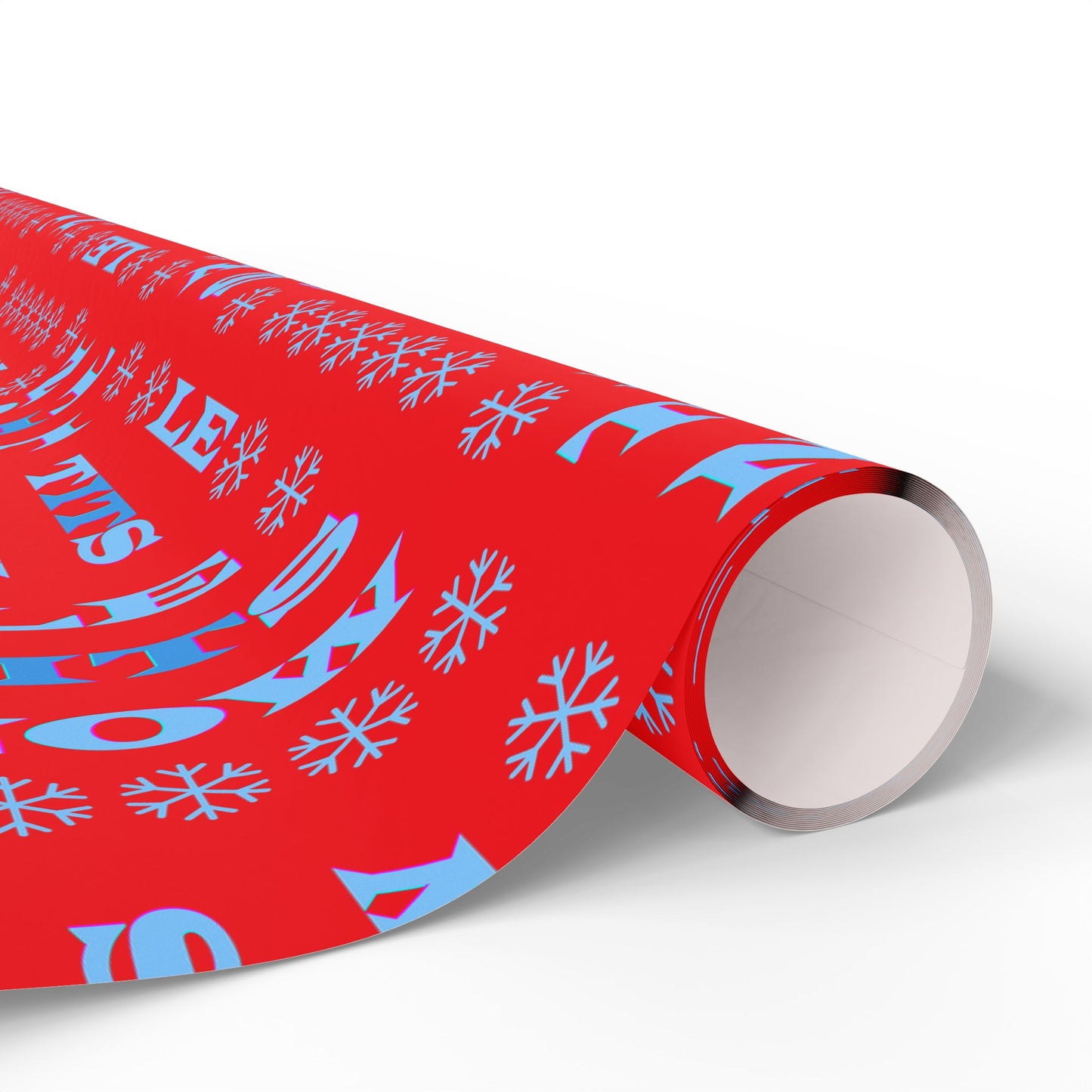 LETitSNOW - Festive Wrapping Paper for Holidays, Gift Wrap for Christmas, Birthday Party Decor, Floral Design for Celebrations