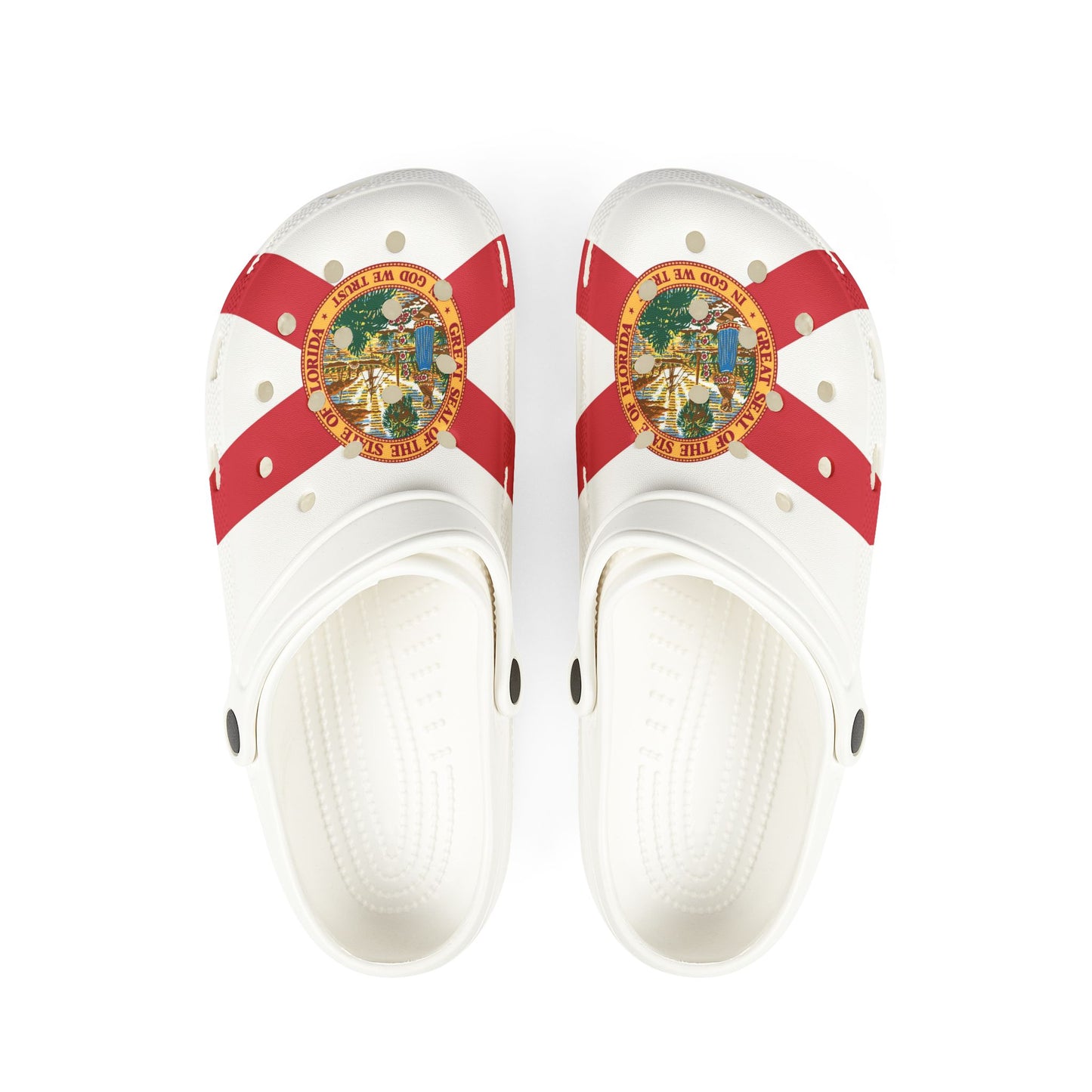 Florida Crocolookalikes, Bright Casual Footwear for Beach Days, Summer Fashion, Vacation, Gift Idea