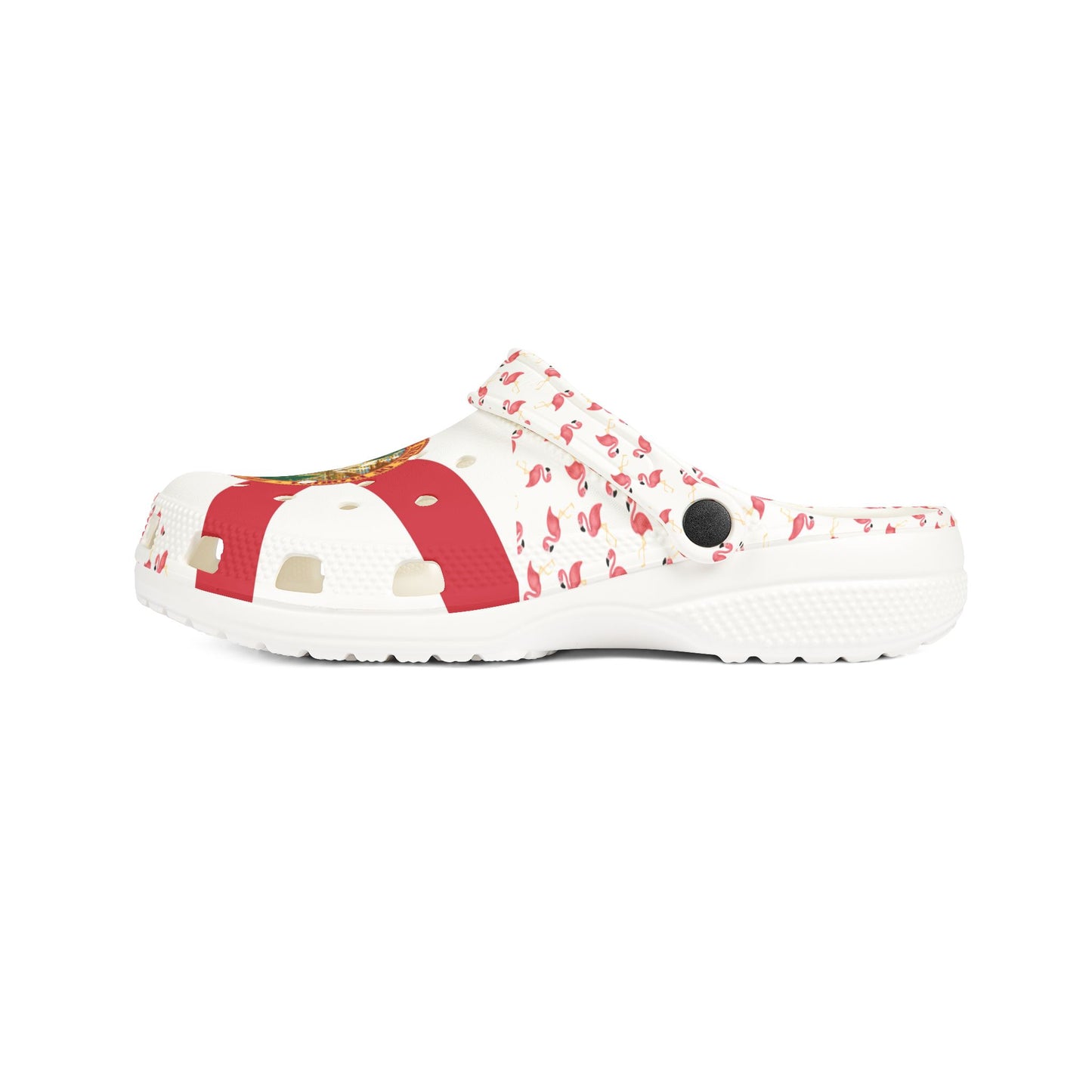 Florida Flamingoes Crocolookalikes, Bright Casual Footwear for Beach Days, Summer Fashion, Vacation, Gift Idea