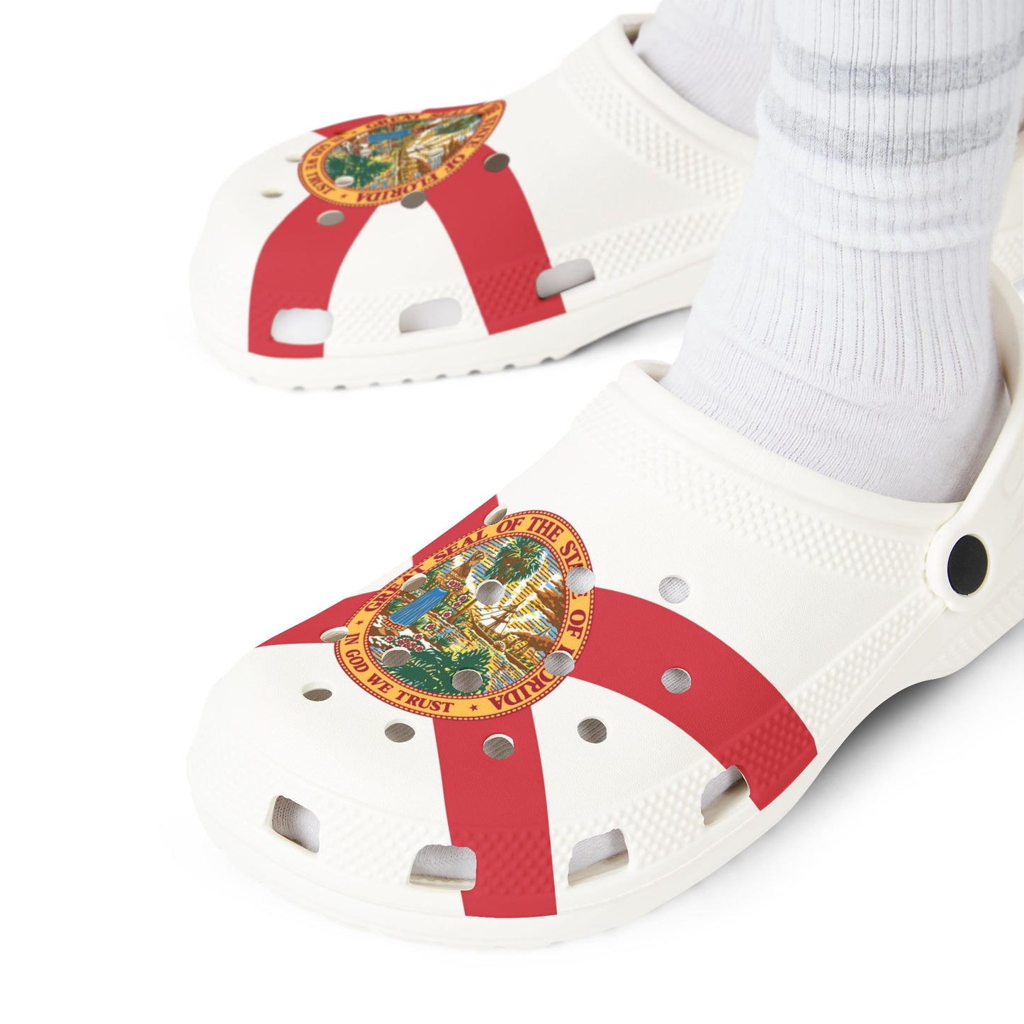 Florida Crocolookalikes, Bright Casual Footwear for Beach Days, Summer Fashion, Vacation, Gift Idea