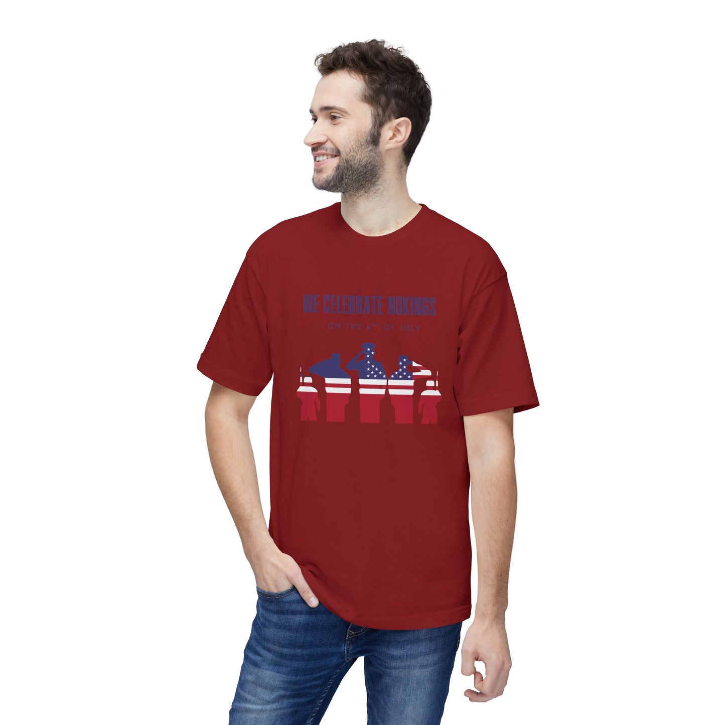 We Celebrate Nokings, on the 4th of July - Perfect for Political Events, Celebrations, Casual Wear, Gift for Activists