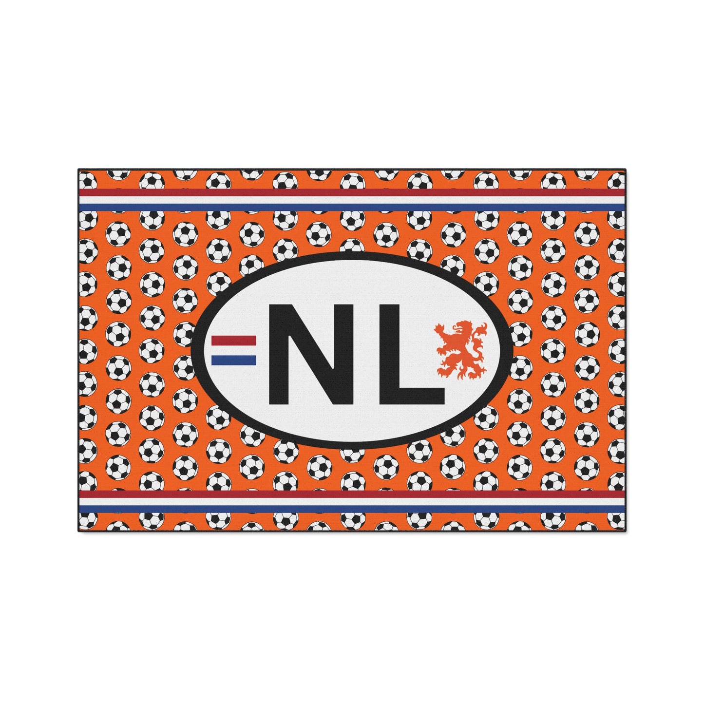 Voetbalmat - Hou je plekkie vrij in the kroeg tijdens EK/WK of versier je badkamer - Soccer-Themed Heavy Duty Floor Mat, Sports Entryway Rug, Durable Doormat, Game Room Decor, Netherlands Football Mat