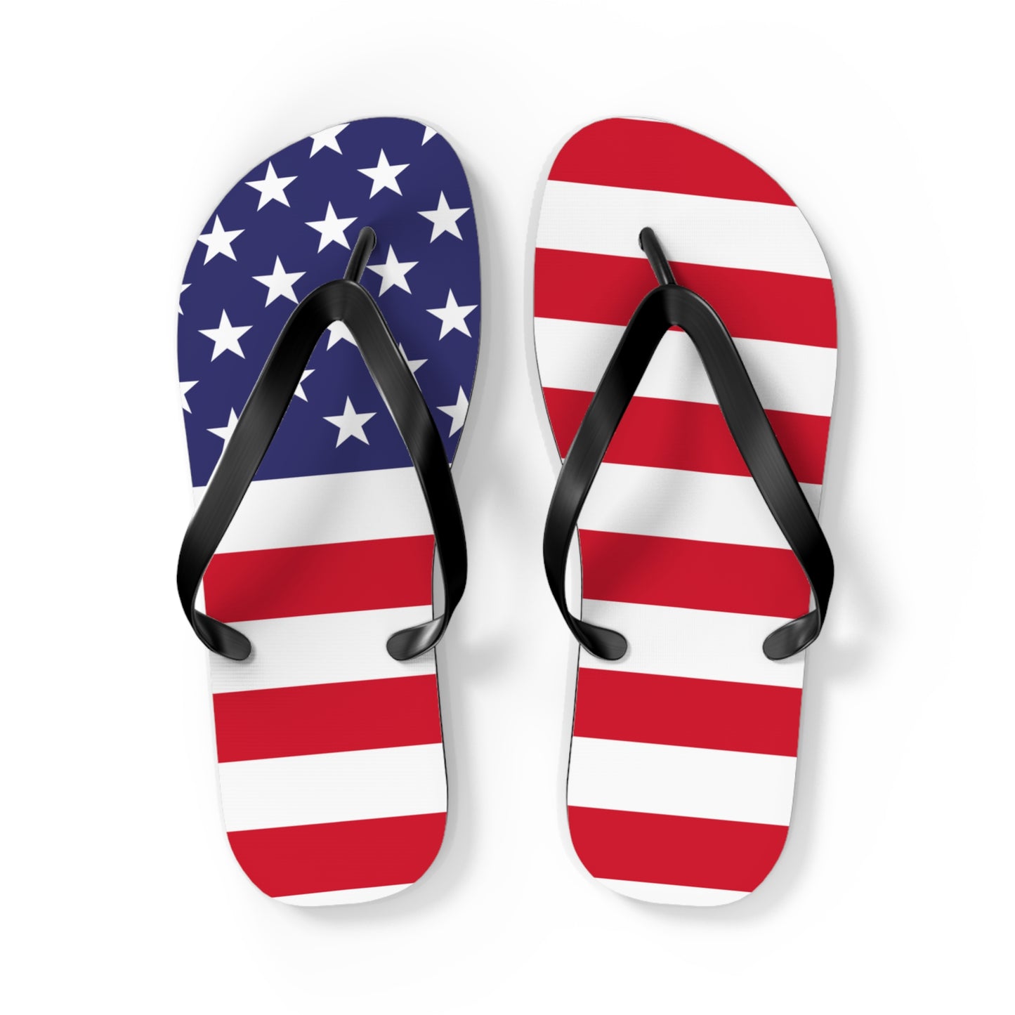Patriotic Flip Flops | USA Flag Sandals | Fourth of July Footwear, Summer Beach Shoes, Independence Day Gift, Travel Slippers